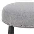 Safavieh Amato Wood and Metal Counter Stool  in Gray / Black
