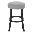 Safavieh Amato Wood and Metal Counter Stool  in Gray / Black