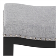 Safavieh Amabi Wood and Metal Barstool  in Gray / Black