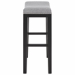 Safavieh Amabi Wood and Metal Barstool  in Gray / Black