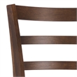 Safavieh Hiroto Wood and Metal Barstool in Black / Walnut