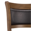 Safavieh Takado Wood and Metal Barstool in Black / Natural