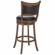 Safavieh Takado Wood and Metal Barstool in Black / Natural