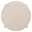 Safavieh Mumbai Wood and Metal Barstool in Cream / Natural