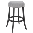 Safavieh Mumbai Wood and Metal Barstool in Gray / Black