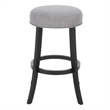 Safavieh Mumbai Wood and Metal Barstool in Gray / Black