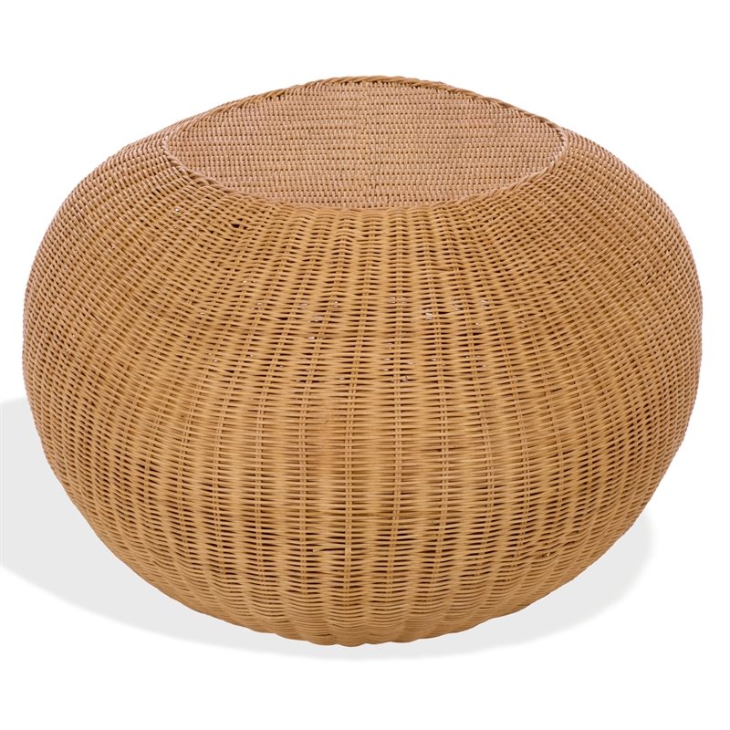 Safavieh O'Reilly Rattan Coffee Table in Natural