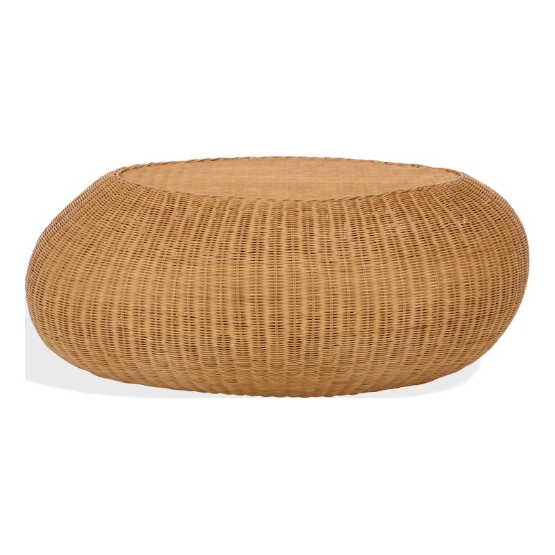 Safavieh O'Reilly Rattan Coffee Table in Natural