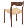 Safavieh Sezja Wicker and Rattan Dining Chair in Walnut / Natural