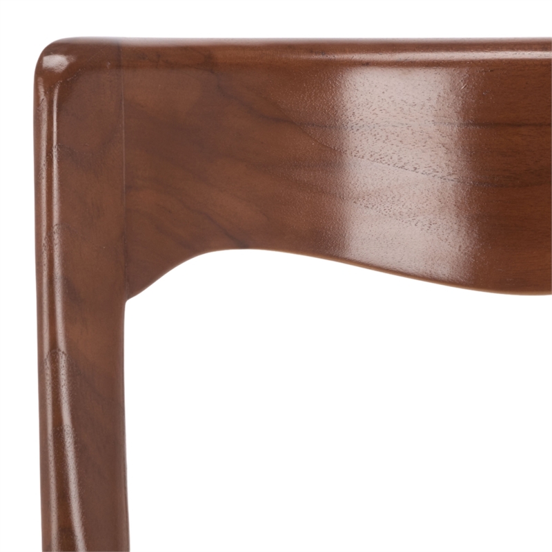 Safavieh Sezja Wicker and Rattan Dining Chair in Walnut / Natural