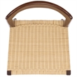 Safavieh Sezja Wicker and Rattan Dining Chair in Walnut / Natural