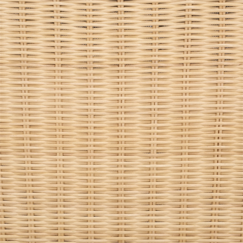 Safavieh Sezja Wicker and Rattan Dining Chair in Walnut / Natural