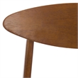 Safavieh Yamato Wood and Fabric Dining Chair in Brown / Gray