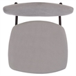 Safavieh Botan Wood and Fabric Dining Chair in Black / Gray