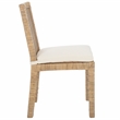 Safavieh Tojo Cane Rattan and Wood Dining Chair w/ Cushion in Brown
