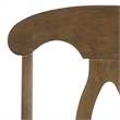 Safavieh Hannelore Wood Arm Chair in Dark Oak