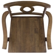 Safavieh Hannelore Wood Arm Chair in Dark Oak