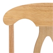 Safavieh Hannelore Wood Arm Chair in Light Oak