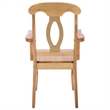 Safavieh Hannelore Wood Arm Chair in Light Oak