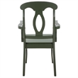 Safavieh Hannelore Wood Arm Chair in Green
