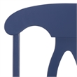 Safavieh Hannelore Wood Arm Chair in Blue
