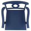 Safavieh Hannelore Wood Arm Chair in Blue