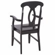 Safavieh Hannelore Wood Arm Chair in Black