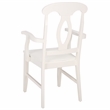 Safavieh Hannelore Wood Arm Chair in White