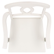 Safavieh Hannelore Wood Arm Chair in White