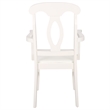 Safavieh Hannelore Wood Arm Chair in White