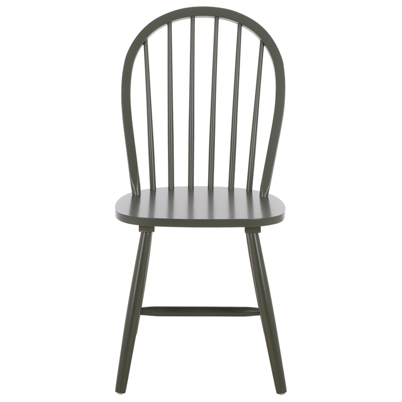 Safavieh Camden Wood Spindle Dining Chair in Green