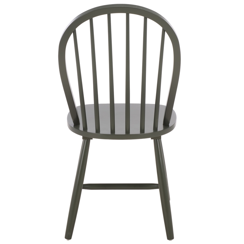 Safavieh Camden Wood Spindle Dining Chair in Green