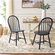 Safavieh Camden Wood Spindle Dining Chair in Navy