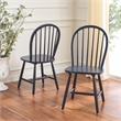 Safavieh Camden Wood Spindle Dining Chair in Navy