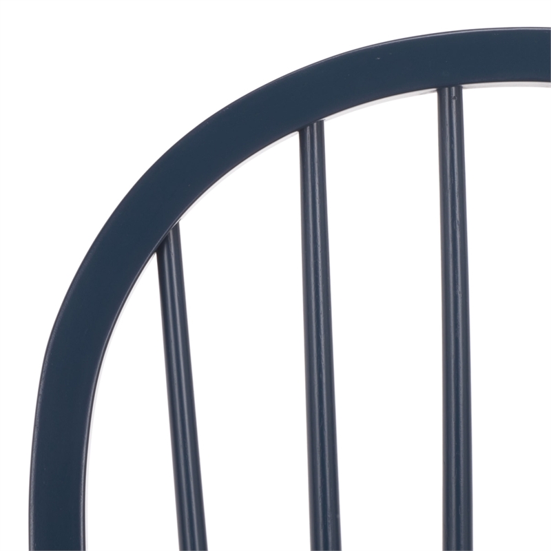 Safavieh Camden Wood Spindle Dining Chair in Navy