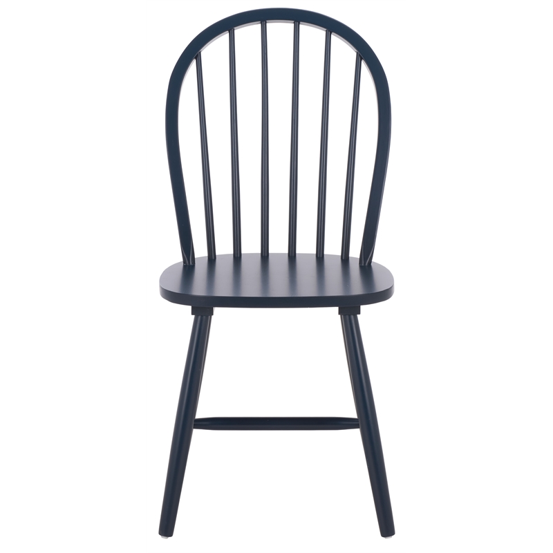 Safavieh Camden Wood Spindle Dining Chair in Navy