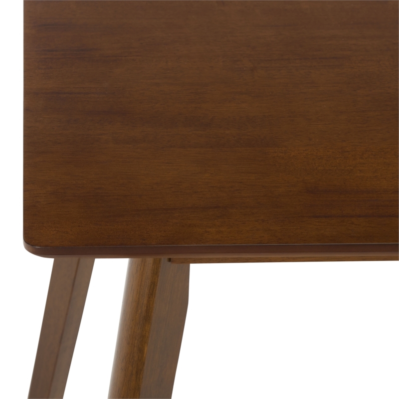 Safavieh Amelin Wood Dining Table in Walnut