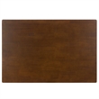 Safavieh Amelin Wood Dining Table in Walnut