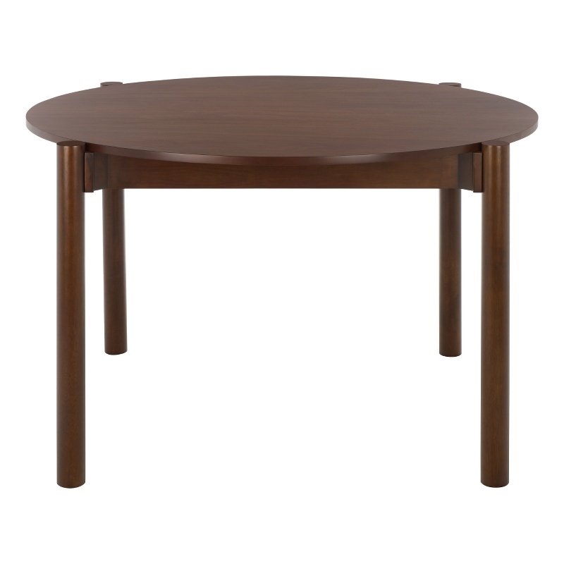 Safavieh Naomina Wood Dining Table in Walnut