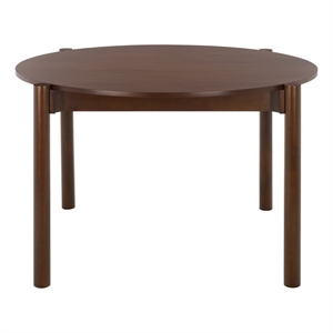 Safavieh Naomina Wood Dining Table in Walnut