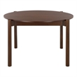 Safavieh Naomina Wood Dining Table in Walnut