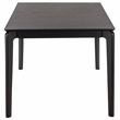 Safavieh Hammis Extendable Wood Dining Table in Black