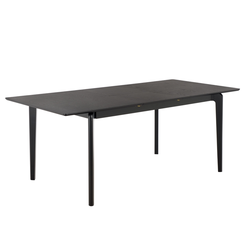 Safavieh Hammis Extendable Wood Dining Table in Black