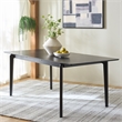 Safavieh Hammis Extendable Wood Dining Table in Black