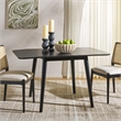 Safavieh Damarius Wood Drop Leaf Table in Black