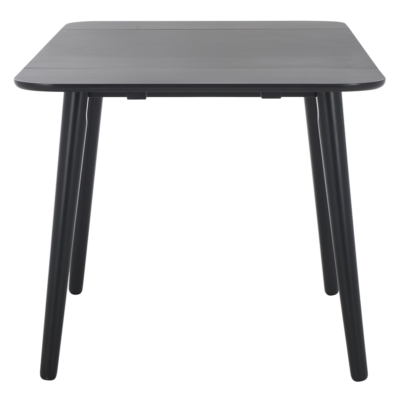 Safavieh Damarius Wood Drop Leaf Table in Black