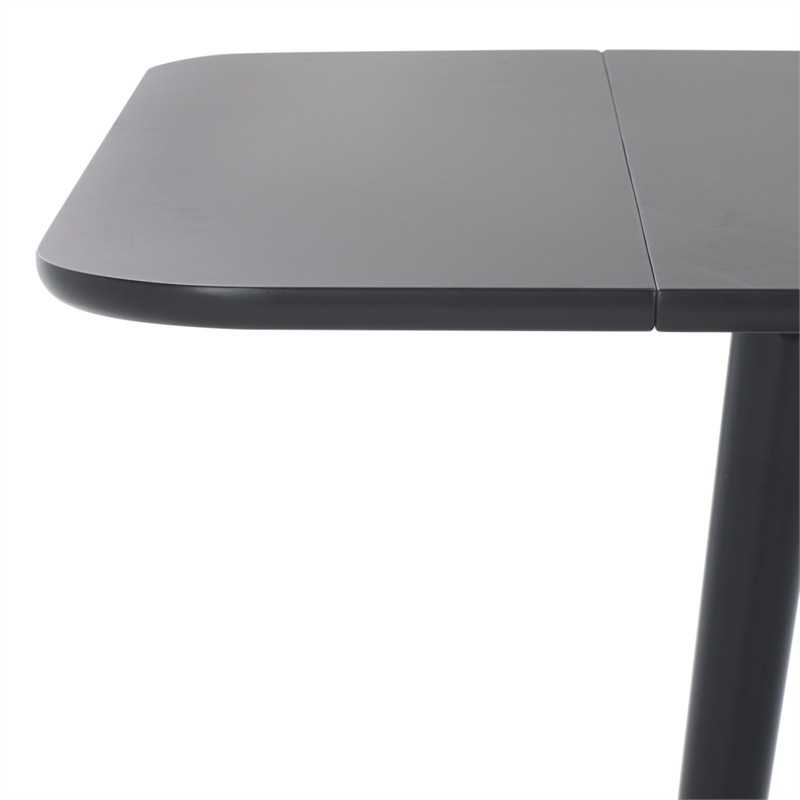 Safavieh Damarius Wood Drop Leaf Table in Black