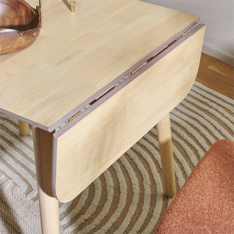 Safavieh Damarius Wood Drop Leaf Table in White