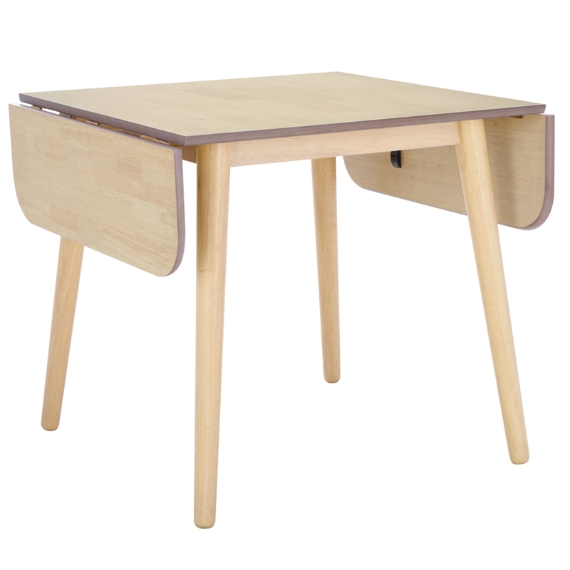 Safavieh Damarius Wood Drop Leaf Table in White