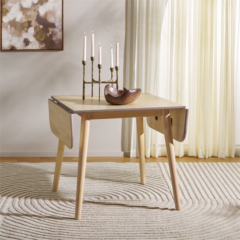 Safavieh Damarius Wood Drop Leaf Table in White